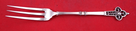 Salad Fork 3-tine long tines 7 1/4